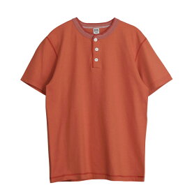 クーポンで最大15%OFF★【あす楽】BARNS OUTFITTERS バーンズ アウトフィッターズ BR-8146 ヴィンテージ S/S ヘンリーネックTシャツ 日本製【Sx】【T】