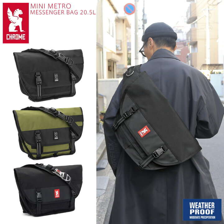 楽天市場】CHROME クローム BG-001 MINI METRO MESSENGER BAG 