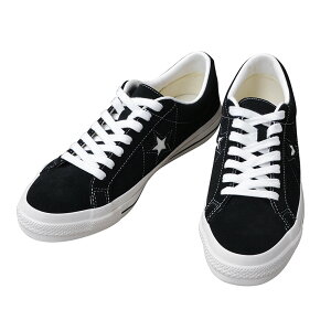 【最短即日発送】CONVERSE コンバース 35200860 ONE STAR SUEDE ワンスター スエード スニーカー BLACK【クーポン対象外】【T】|メンズファッション ブラック 靴 レザースニーカー カジュアルシュー