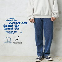Good On グッドオン GOPT-2210IS ヘビースウェットパンツ INDIGO SHAVE 日本製