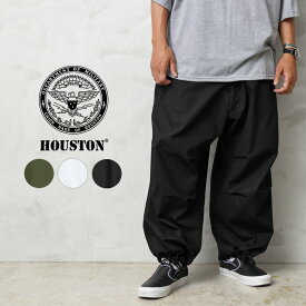 クーポンで最大15%OFF★HOUSTON ヒューストン 10084 POPLIN SNOW CAMO PANTS スノーカモ パンツ【T】｜メンズ パンツ ボトムス 大きいサイズ ワイドパンツ オーバーパンツ ミリタリー カーゴパンツ ブランド おしゃれ