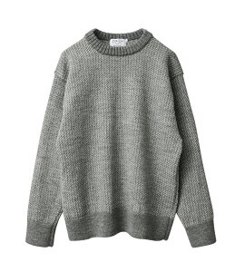 WAIPER×KERRY WOOLLEN MILLS �P���[�E�[�����~���Y KW-0049W �o�[�Y�A�C �N���[�l�b�N �Z�[�^�[ RELAX STEEL/SMOKE MADE IN IRELAND�ySx�z�yT�z�y�N�[�|���ΏۊO�z
