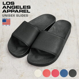 【あす楽】★LOS ANGELES APPAREL ロサンゼルスアパレル UNISLIDE Unisex Everyday Slides サンダル MADE IN USA【クーポン対象外】【T】