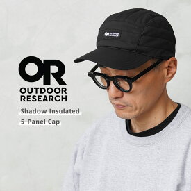 クーポンで最大15%OFF★【あす楽】OUTDOOR RESEARCH アウトドアリサーチ 300481 Shadow Insulated 5-Panel Cap シャドーインサレーテッド 5パネルキャップ【T】｜メンズ 帽子 アウトドア キャンプ ナイロン 黒 ブラック ロゴ ジェットキャップ ブランド おしゃれ