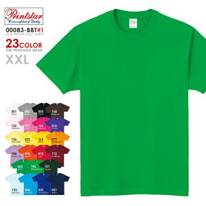 �N�[�|���ōő�15%OFF���y���[�J�[�掟�zPRINTSTAR �v�����g�X�^�[ 00083-BBT 4.0oz ���C�g�E�F�C�gT�V���c XXL�yT�z�b�����Y ���� ���n �A���J�W �J�W���A�� �g�b�v�X �t�@�b�V���� �y�� ���� �ĕ�