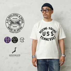 【あす楽】A.G.SPALDING&BROS エージースポルディング&ブロス SPL-AGS-241004 ARCHIVE S/S ロゴグラフィック Tシャツ 日本製【クーポン対象外】【T】