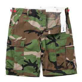 【あす楽】大特価★TOPO DESIGNS トポデザイン CARGO SHORTS カーゴショーツ / BDUショートパンツ WOODLAND CAMO / メンズ レディース ボトムス カーゴパンツ 短パン 迷彩 カモフラージュ【クーポン対象外】【T】