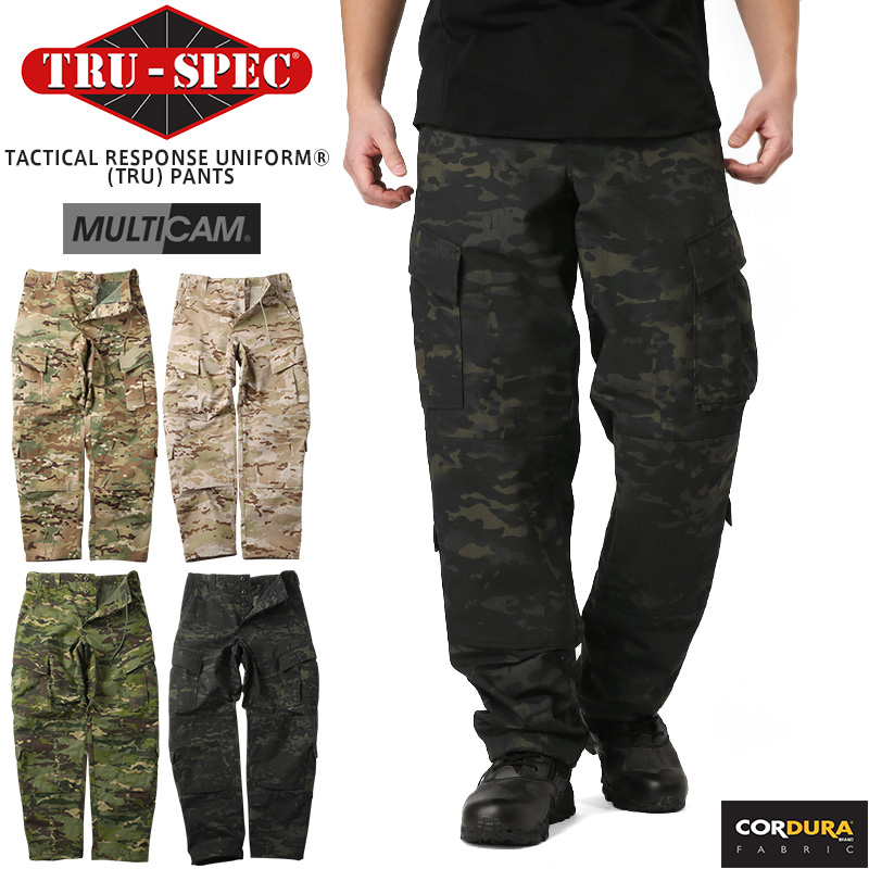 TRU-SPEC トゥルースペックのMULTICAM Uniform パンツです トゥルースペック Tactical Response パンツ MULTICAM 新作続 FAMILY 1323 人気ブランドの MultiCam Tropic 1266 1226 クーポン対象外 Arid Black 1321