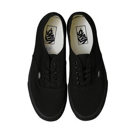 【あす楽】VANS ヴァンズ VN000EE3BKA AUTHENTIC スニーカー ALL BLACK USA企画【クーポン対象外】【T】｜メンズ シューズ 靴 ローテク スケーター トレーニング 黒 オールブラック アメリカ企画 おしゃれ ブランド