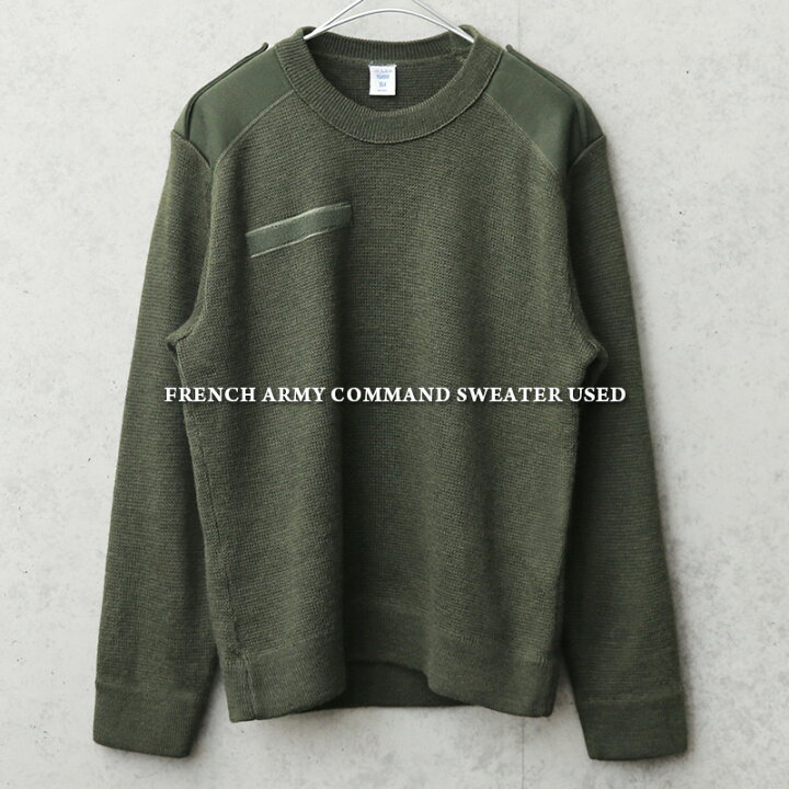 楽天市場】今だけ10%OFF☆実物 USED フランス軍 コマンドセーター 