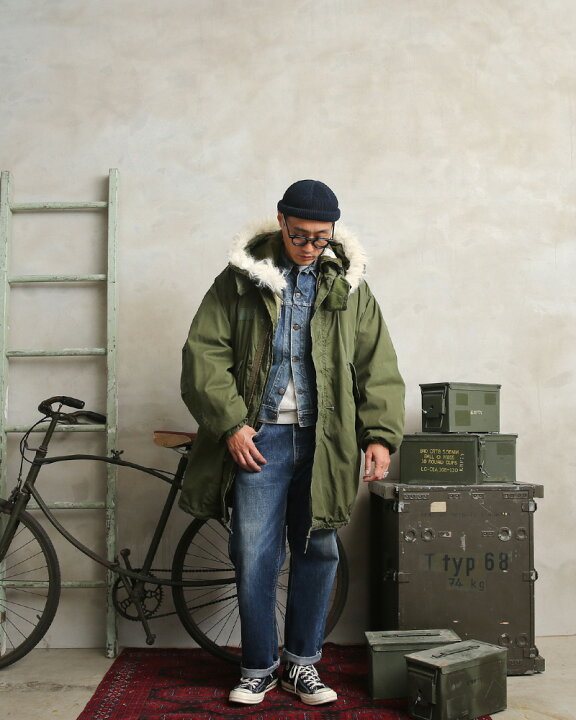 楽天市場】希少 実物 USED 米軍 M-65 フィッシュテールパーカー フル  