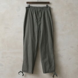 実物 新品 デッドストック ロシア軍 80s スリーピングパンツ Olive Gray【クーポン対象外】【I】｜ミリタリーパンツ ワークパンツ イージーパンツ ボトムス 軍パン 軍モノ 軍放出品 ゆったり 薄手 綿 コットン チャコール グレー