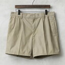 ★実物 USED イタリア軍 AMI チノショートパンツ コットン×ポリエステル【クーポン対象外】【I】｜ショーツ ハーフパンツ ミリタリーパンツ 軍パン 軍モノ 軍放出品 古着 大きいサイズ おしゃれ カーキ ベージュ
