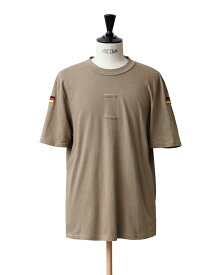 実物 USED ドイツ軍 BUNDESWEHR トロピカル Tシャツ COYOTE【クーポン対象外】【I】｜ミリタリー カットソー トップス 半袖 軍モノ 軍放出品 古着 大きいサイズ 速乾性 伸縮性 ベージュ コヨーテ 夏