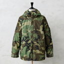 ★実物 新品 デッドストック 米軍 ECWCS Gen1型パーカー ウッドランド迷彩【クーポン対象外】【I】｜マウンテンパーカー ミリタリージャケット レインジャケット メンズ アウター 軍モノ 軍放出品 おしゃれ 大きいサイズ 撥水 防水