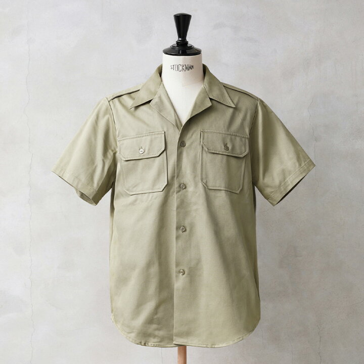 楽天市場】実物 USED 米軍 M-46 ショートスリーブ コットン カーキ 