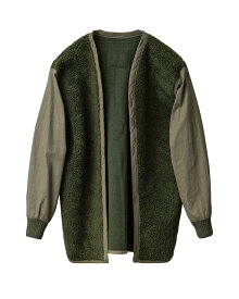 実物 新品 デッドストック オランダ軍 ボアライナー OLIVE【クーポン対象外】【I】｜ミリタリー メンズ レディース アウター フリース カーディガン カーキ オリーブ 大きいサイズ かわいい おしゃれ 軍放出品