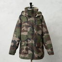 今だけ15%OFF★実物 新品 デッドストック フランス軍 CCE CAMO WATERPROOF フィールドパーカ 4ポケット【クーポン対象外】【I】｜メンズ アウター 大きいサイズ マウンテンパーカー 迷彩 カモ柄 ミリタリー 古着 ファッション おしゃれ