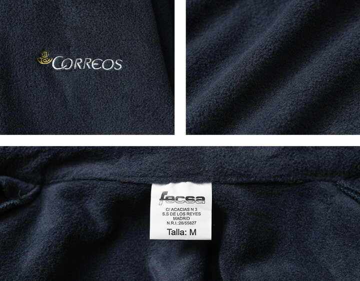 楽天市場】実物 新品 デッドストック スペイン Correos フリース 