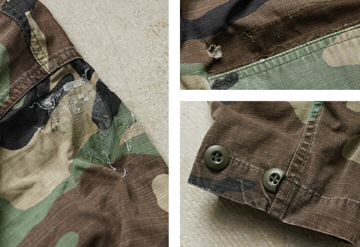 楽天市場】リジェクト 訳あり品 実物 USED 米軍 BDU WOODLAND CAMO 