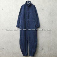 実物 USED ドイツ軍 BW ヘリンボーン ワーク カバーオール フロントジップ【クーポン対象外】【I】｜ミリ…