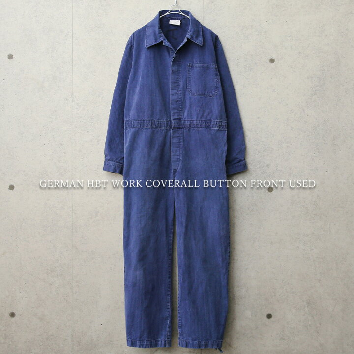 楽天市場】☆実物 USED ドイツ軍 BW ヘリンボーン ワーク カバーオール 