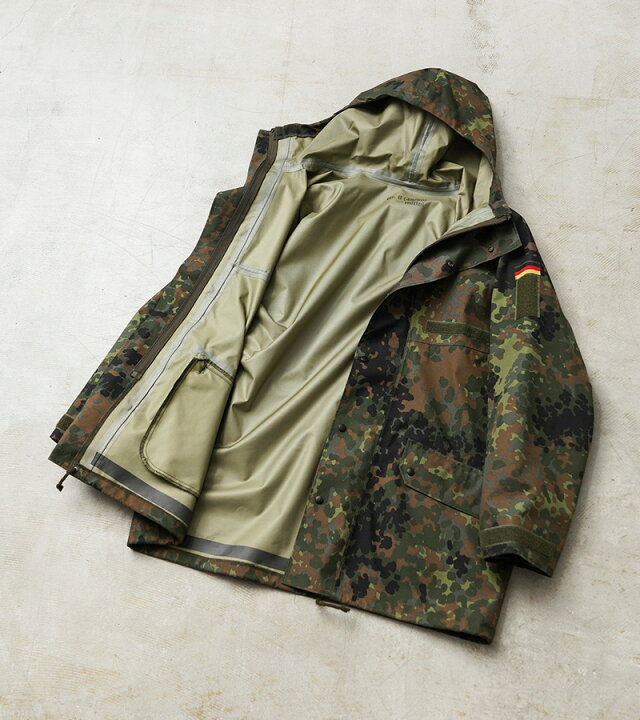 楽天市場】実物 USED ドイツ軍 BW SYMPATEX パーカー フレックカモ 