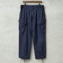 ★実物 USED イギリス軍 ROYAL NAVY COMBAT カーゴパンツ スラントポケット【クーポン対象外】【I】｜ミリタリーパンツ メンズ ボトムス ワークパンツ 軍放出品 軍パン 大きいサイズ ワイド ゆったり ユーロサープラス 古着 ロイヤルネイビー ブルー