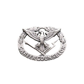 【最短即日発送】実物 新品 デッドストック 米軍 INSIGNIA ARMY CAREER COUNSELOR ID BADGE キャリアカウンセラー バッジ【B】【クーポン対象外】【T】｜米軍 バッジ ミリタリー アメカジ メンズファッション ミリタリーバッジ アメリカ陸軍 アメリカ軍 グッズ アーミー