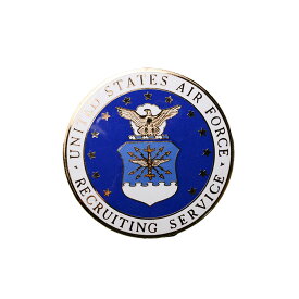 【最短即日発送】実物 新品 デッドストック 米空軍 INSIGNIA USAF RECRUITING SERVICE ID BADGE リクルーター バッジ【C】【クーポン対象外】【T】｜ミリタリー ファッション メンズ アメカジ バッジ 米軍 空軍 アクセサリー アメリカ雑貨 ビンテージ