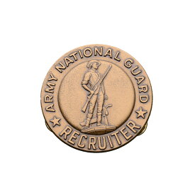 【最短即日発送】実物 新品 デッドストック 米陸軍州兵 INSIGNIA US ARMY NATIONAL GUARD RECRUITER SENIOR ID BADGE リクルーター バッジ【D】【クーポン対象外】【T】｜ミリタリー ファッション メンズ アメカジ 米軍 バッジ アクセサリー