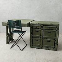 実物 新品 デッドストック 米軍 PELICAN シングル フィールドデスク イス付き