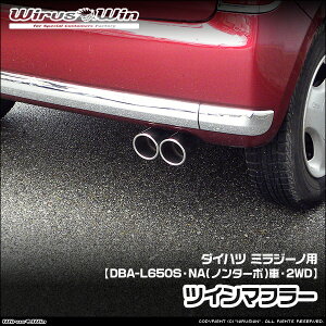 WirusWin �E�C���Y�E�B�� �_�C�n�c �~���W�[�m�p �c�C���}�t���[ �ԑ̌^���FDBA-L650S �G���W���^���FEF-VE NA�i�m���^�[�{�j�� 2WD SUS304 �X�e�����X�� �s�k�C�� ���� ���� �z���s�t