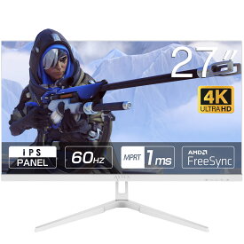 【ポイント10倍！8/5（金）10：00 ~ 22/5（金）09：59迄】モニター 4K 27インチ ディスプレイ ゲーミングモニター IPS 27V型 60Hz 5ms AMD FreeSync HDR対応 HDMI DisplayPort ノングレア