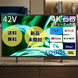 �V���[�v 42V�^ 4K �t�� �e���r AQUOS 4T-C42FL1 �ᔽ�˃p�l�� �VAI Google TV (2023�N���f��)