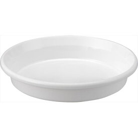 鉢皿 F型 6号 ホワイト アップルウェアー 鉢皿