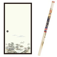 襖紙 EXアイロン貼りふすま紙 1枚入 山水 幅95cm×長さ180cm No.001 アサヒペン ふすま紙 アイロン ふす…