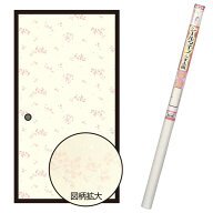 襖紙 シールタイプふすま紙 舞桜 ×4本 幅94cm×長さ180cm No.352 アサヒペン ふすま紙 襖紙 シール 襖張…