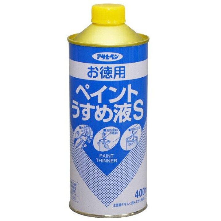 楽天市場 アサヒペン 塗装補助剤 お徳用ペイントうすめ液s 400ml ワイズライフ