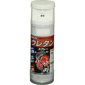 弱溶剤型2液 ウレタンスプレー 300ml 白 アサヒペン スプレー塗料