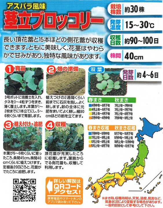 楽天市場 茎立ブロッコリー アタリヤ農園 アスパラ風味 ほんとに美味 アスパラ風味の栄養野菜 野菜種 M ワイズライフ