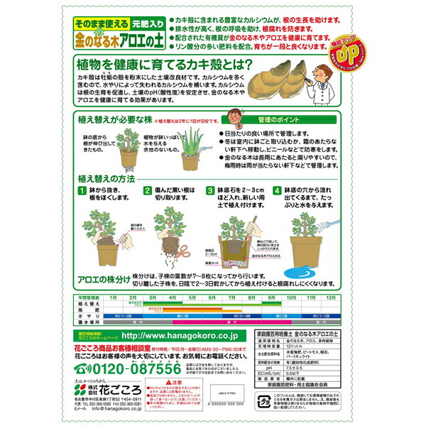 楽天市場 花ごころ 金のなる木アロエの土 12l A ワイズライフ 楽天市場 花ごころ 金のなる木アロエの土 12l A ワイズライフ