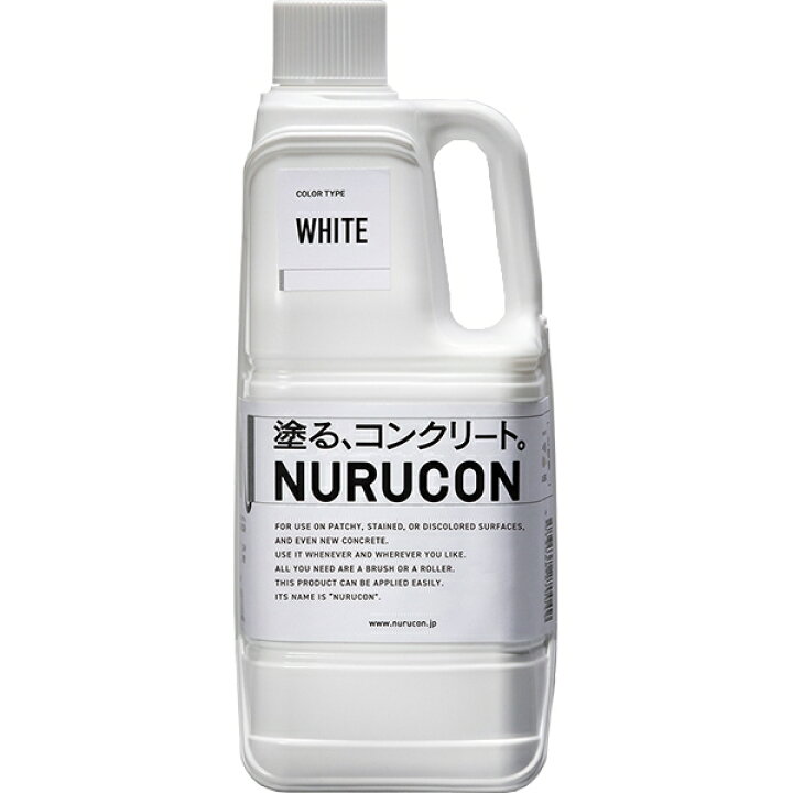 楽天市場】塗料 ヌルコン 2L ×6缶 ホワイト タイハク by QUEBIC ペンキ 