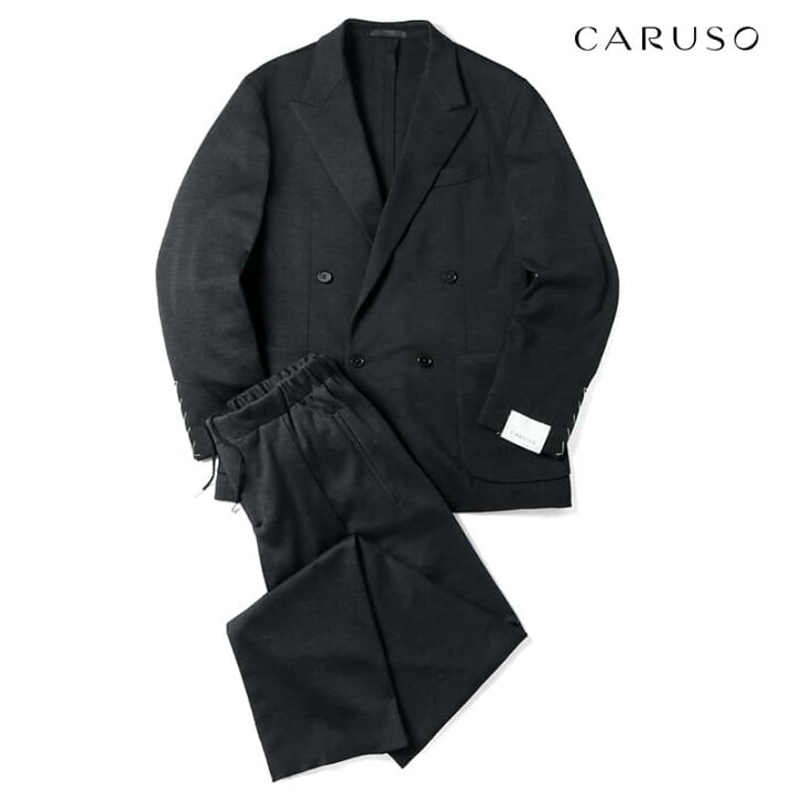 楽天市場】CARUSO / カルーゾ｜ウールジャージー4Bダブルセットアップ  