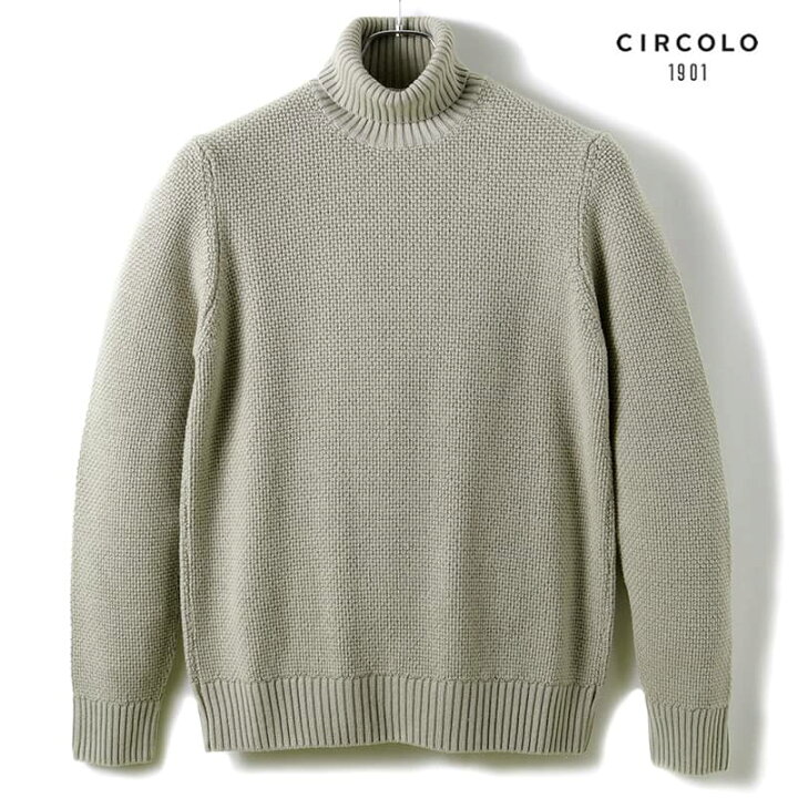 楽天市場】CIRCOLO1901 / チルコロ1901｜製品染めウール鹿の子編み 