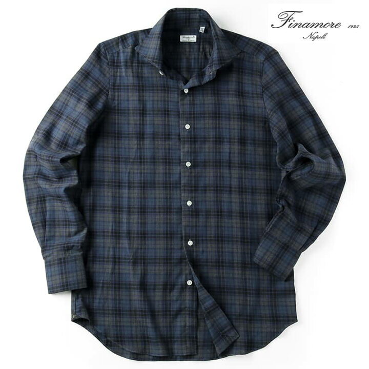 楽天市場】【40%OFF】Finamore / フィナモレ｜チェック柄コットン 