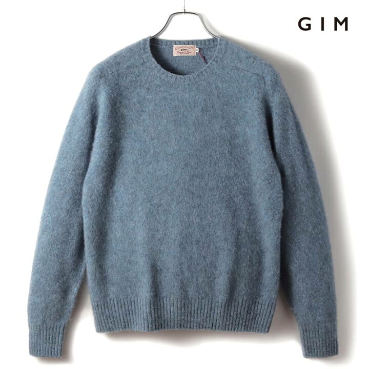 楽天市場】GIM / ジム｜ラムズウール7Gシャギークルーネックニット 