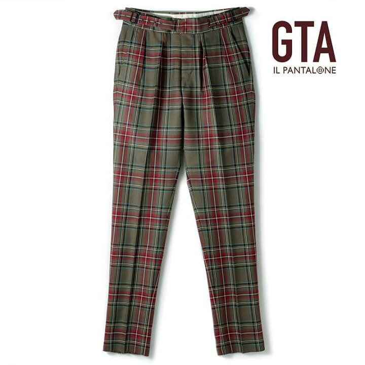 楽天市場】【45%OFF】GTA / ジーティーアー｜タータンチェック柄ウール 