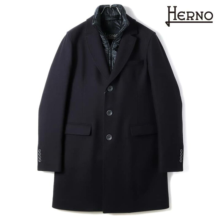 楽天市場】HERNO / ヘルノ｜ウールナイロンソフトメルトン中綿入り  