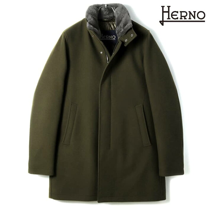 楽天市場】HERNO / ヘルノ｜ウールナイロンソフトメルトン中綿入り  